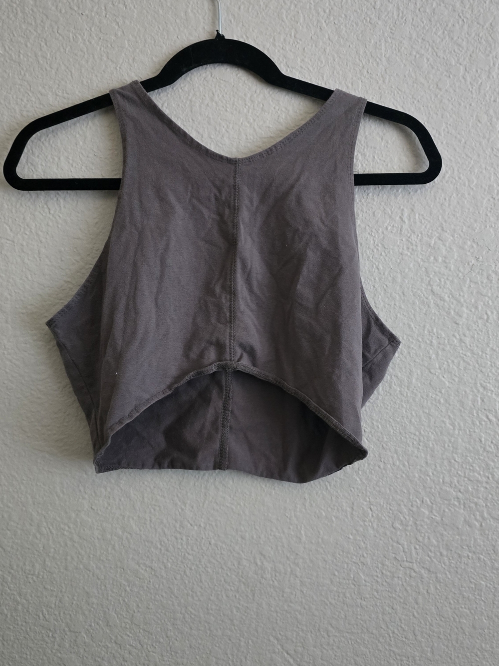 Women’s Crop Tank Top in Gray